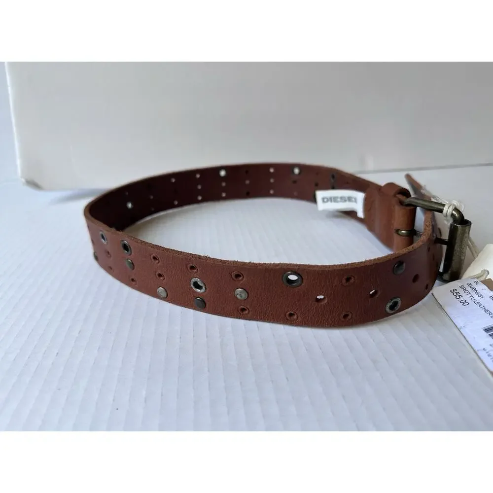 Diesel boys leather belt NWT size 4 y.o.